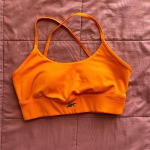 Reebok Sports Bra | (S) | Orange